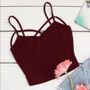 Burgundy Cami Top